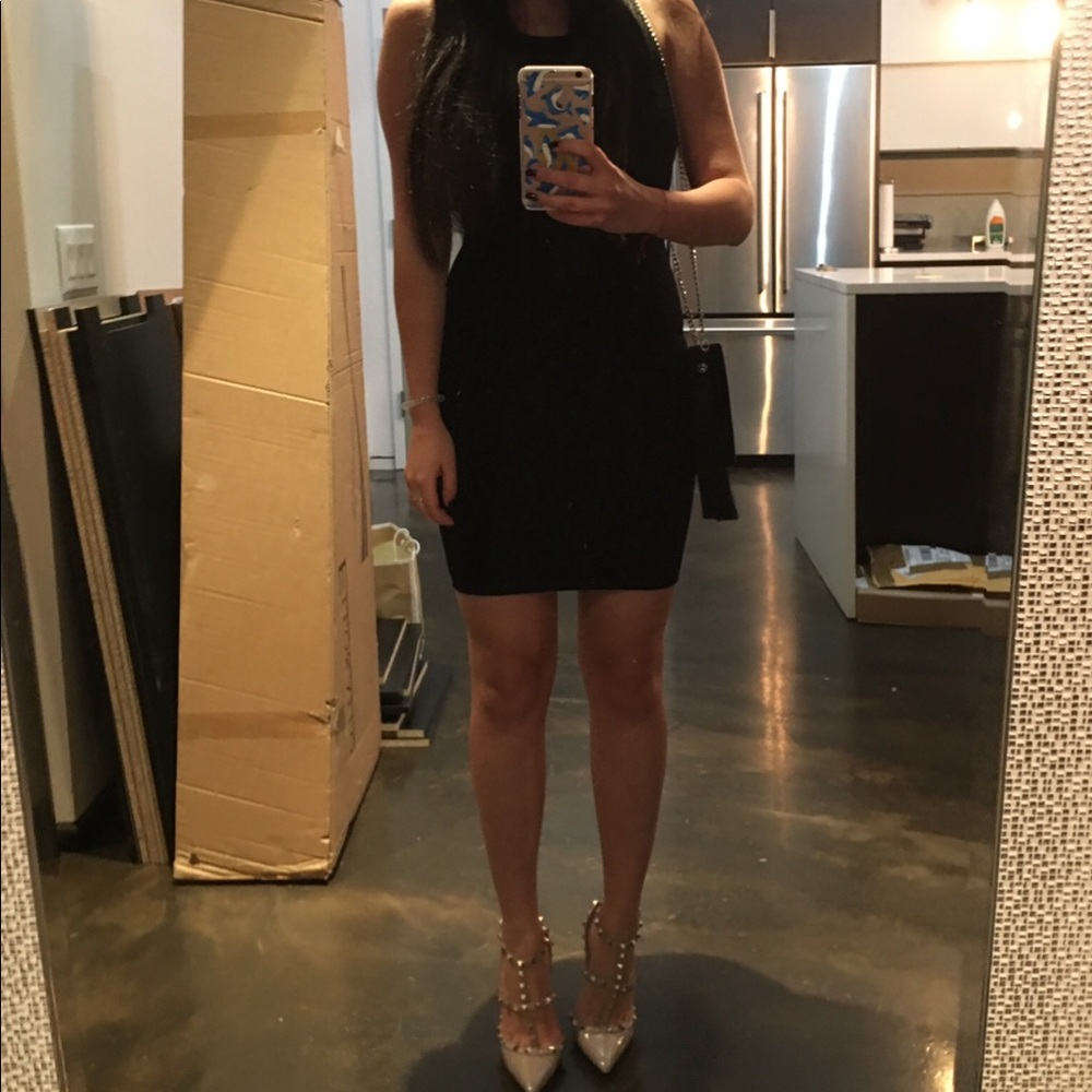 Mango black dress